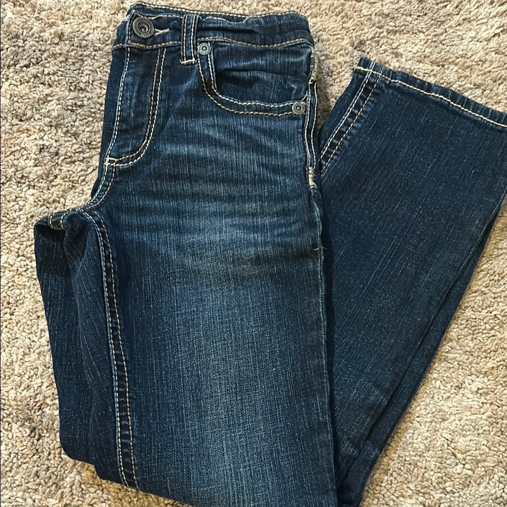 BKE Indigo Denim Jeans with Contrast Stitching
